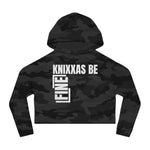 Knixxas Be Fine Cropped Hoodie (White Font)