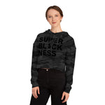 Super Blackness Cropped Hoodie