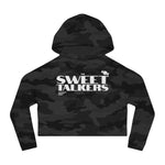 Sweet Talkers Studios Cropped Hoodie (White Font)