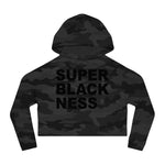 Super Blackness Cropped Hoodie