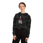 I Love Butch Queens Cropped Hoodie (White Font)