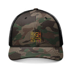 High Functioning Introvert Camo Trucker Hat (Embroidery)
