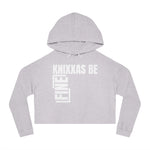 Knixxas Be Fine Cropped Hoodie (White Font)