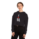 I Love Butch Queens Cropped Hoodie (White Font)